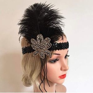 1920’s Feather Flapper Headband